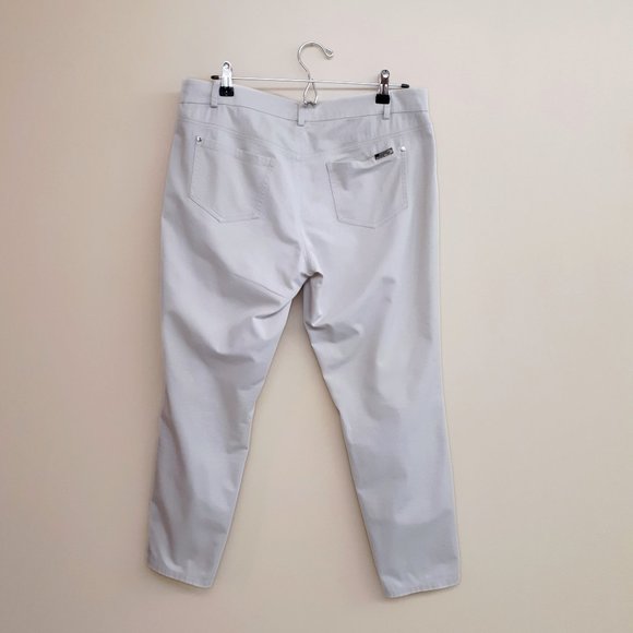 DKNYC Tapered Slim Fit Chino Khaki Pants in Neutral Beige - Picture 3 of 14